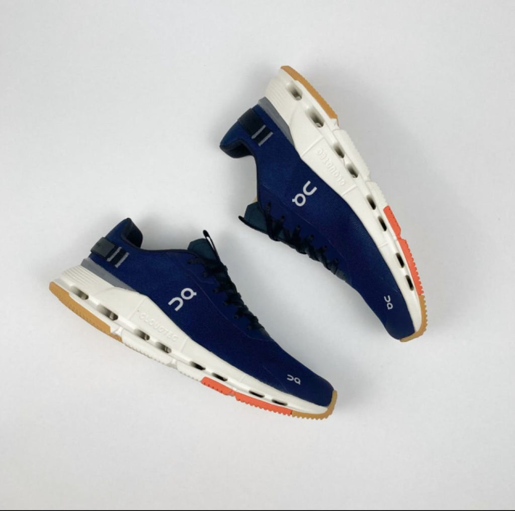 On Men's Cloudnova Form 2 Blue/White Lifestyle Sneakers