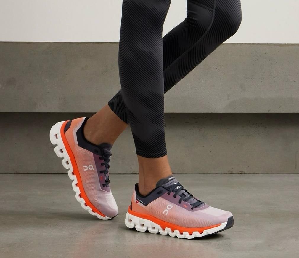 On Cloudflow 4 Quartz Flame Running Shoes