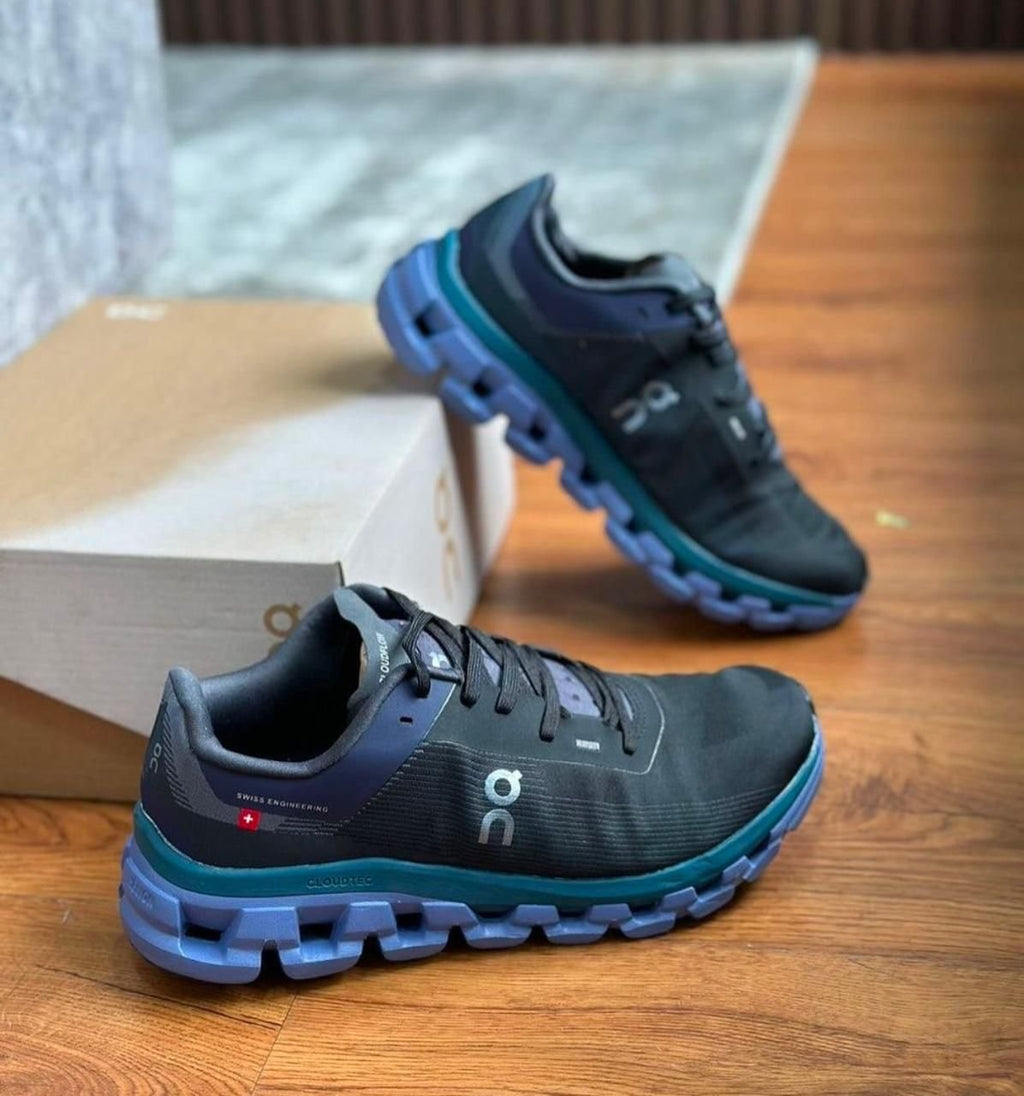 On Cloudflow 4 Black Storm Running Shoes