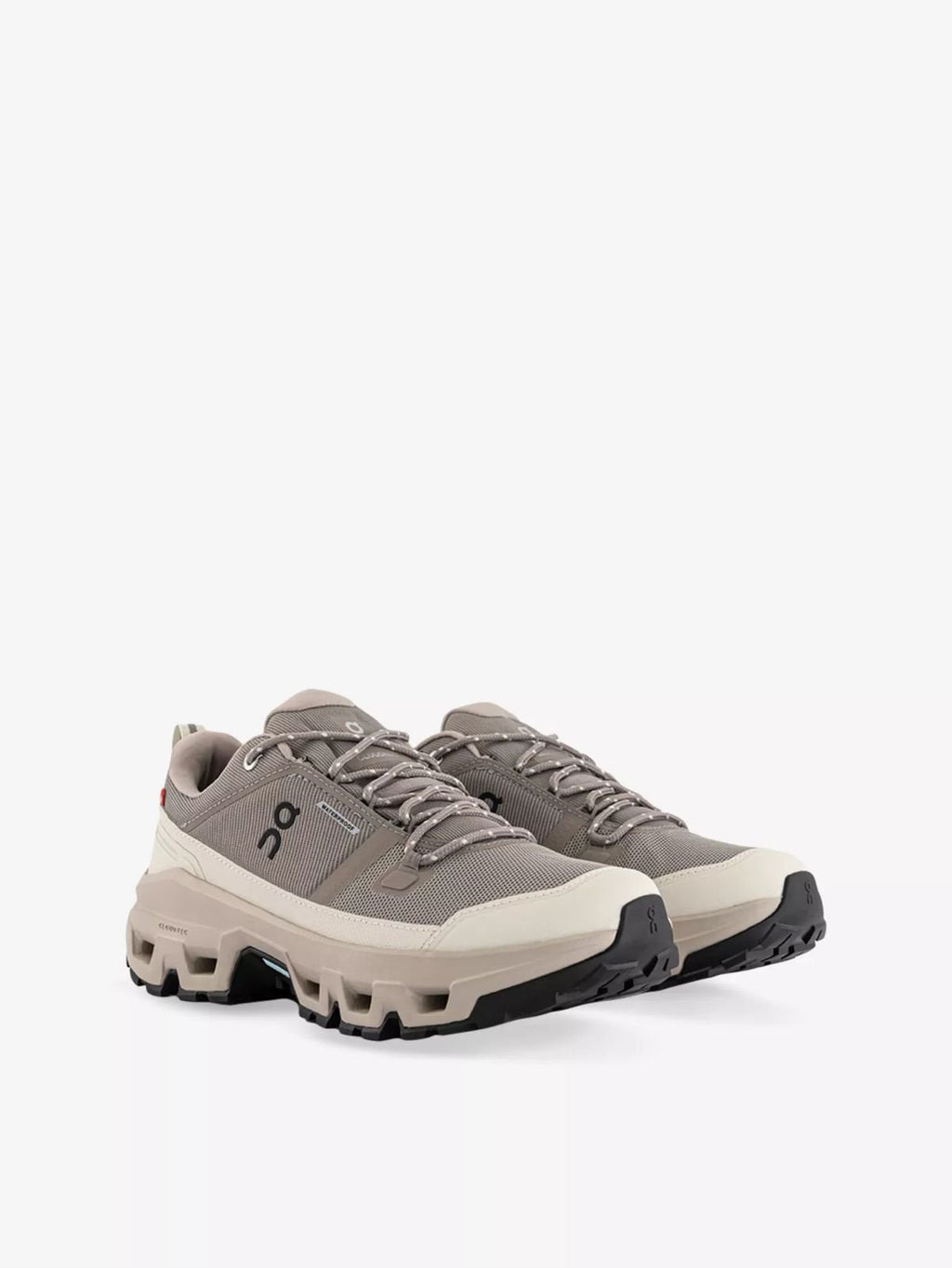 On Cloudrock Low Waterproof Cinder Fog Hiking Shoes