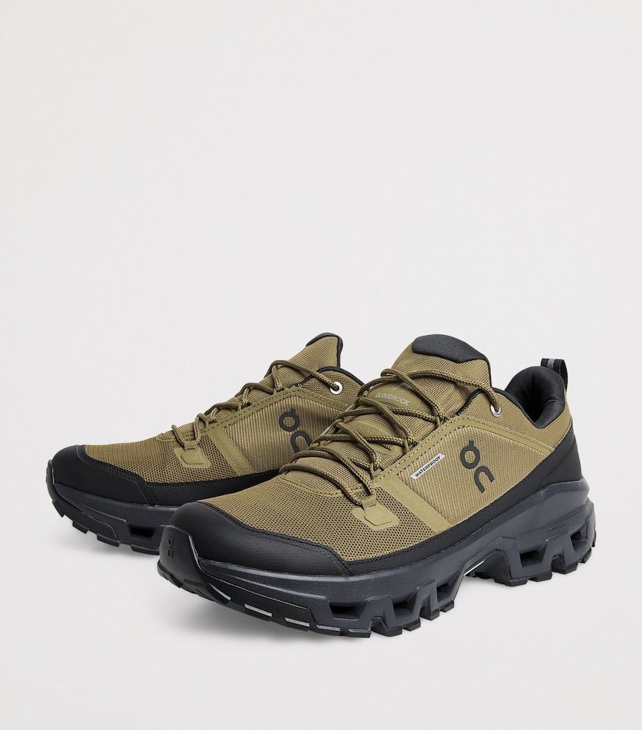 On Cloudrock Low Waterproof Brown/Black Hiking Shoes