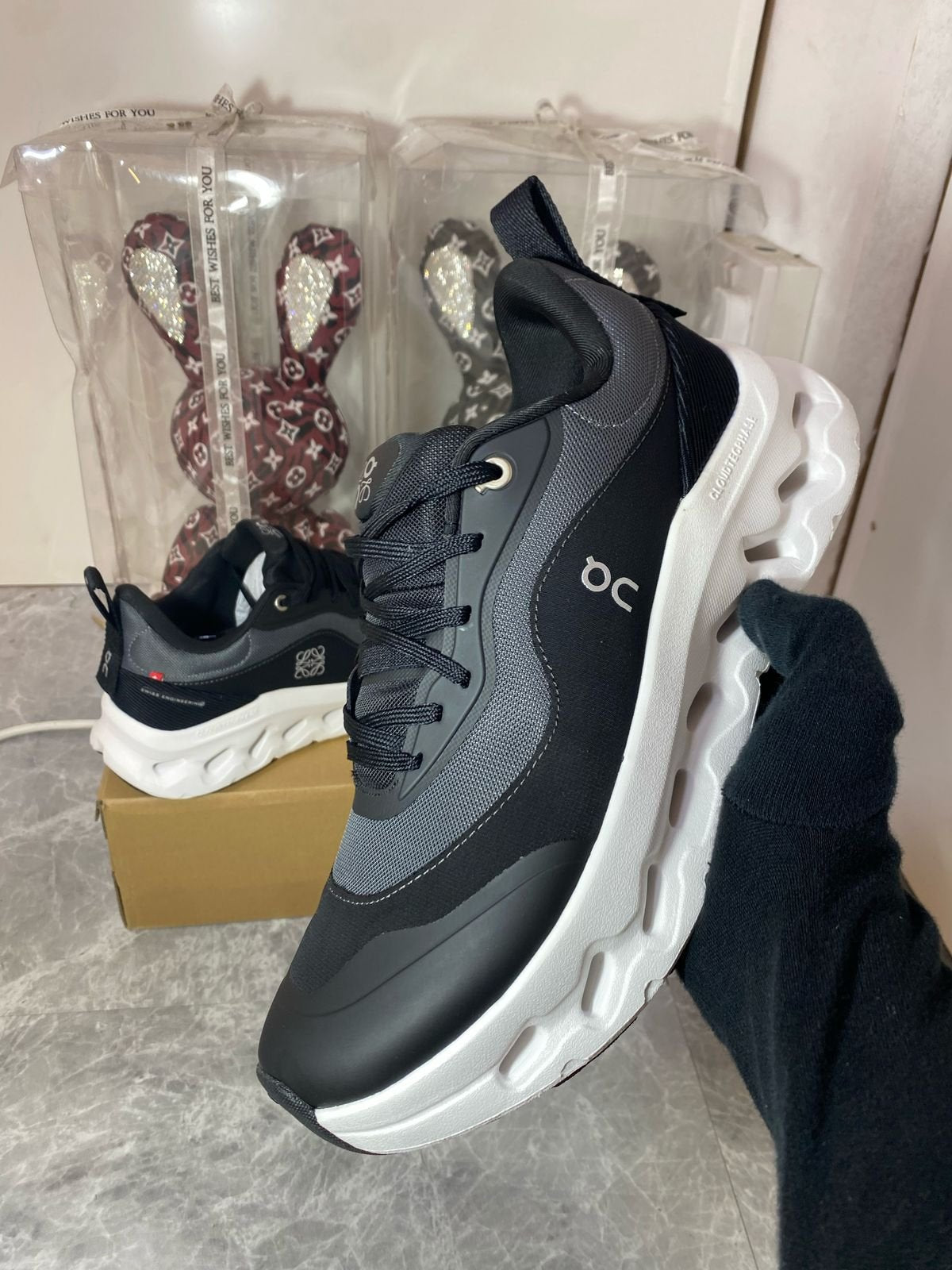LOEWE Pre-Loved x On Cloudtilt 2.0 Black/White Lifestyle Sneakers