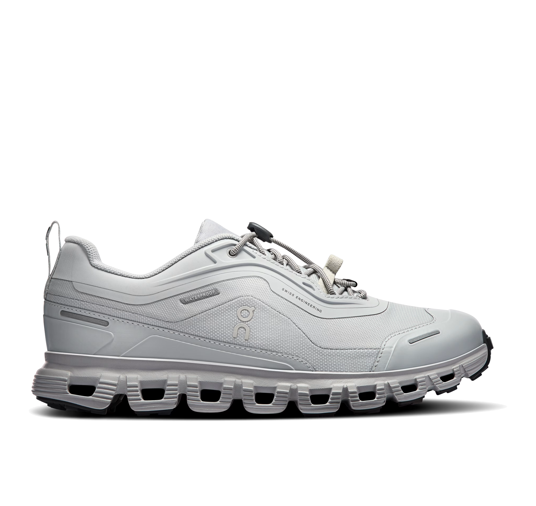 On Women's Cloud 6 Geo Waterproof Wolf/Wolf Lifestyle Sneakers
