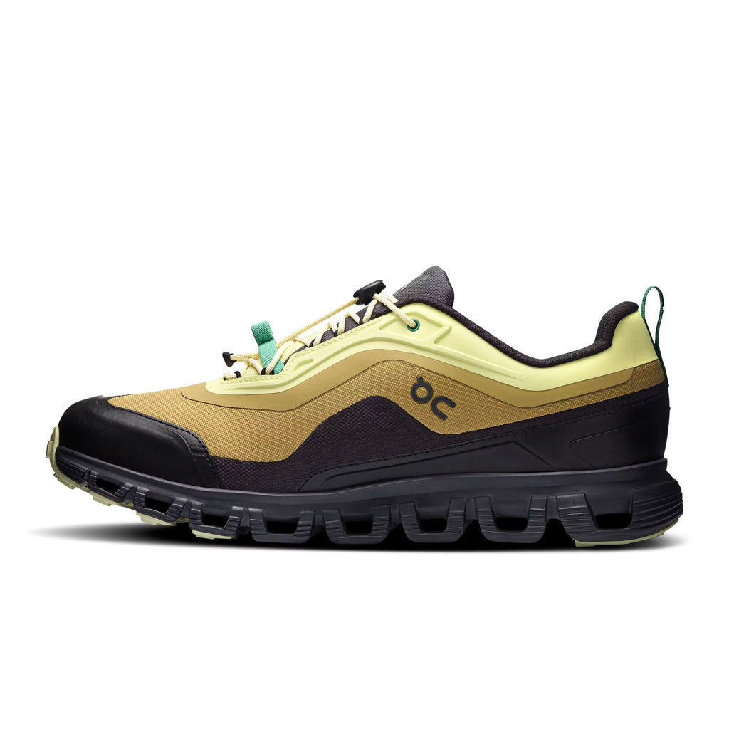On Men's Cloud 6 Geo Waterproof Limelight/Safari Lifestyle Sneakers
