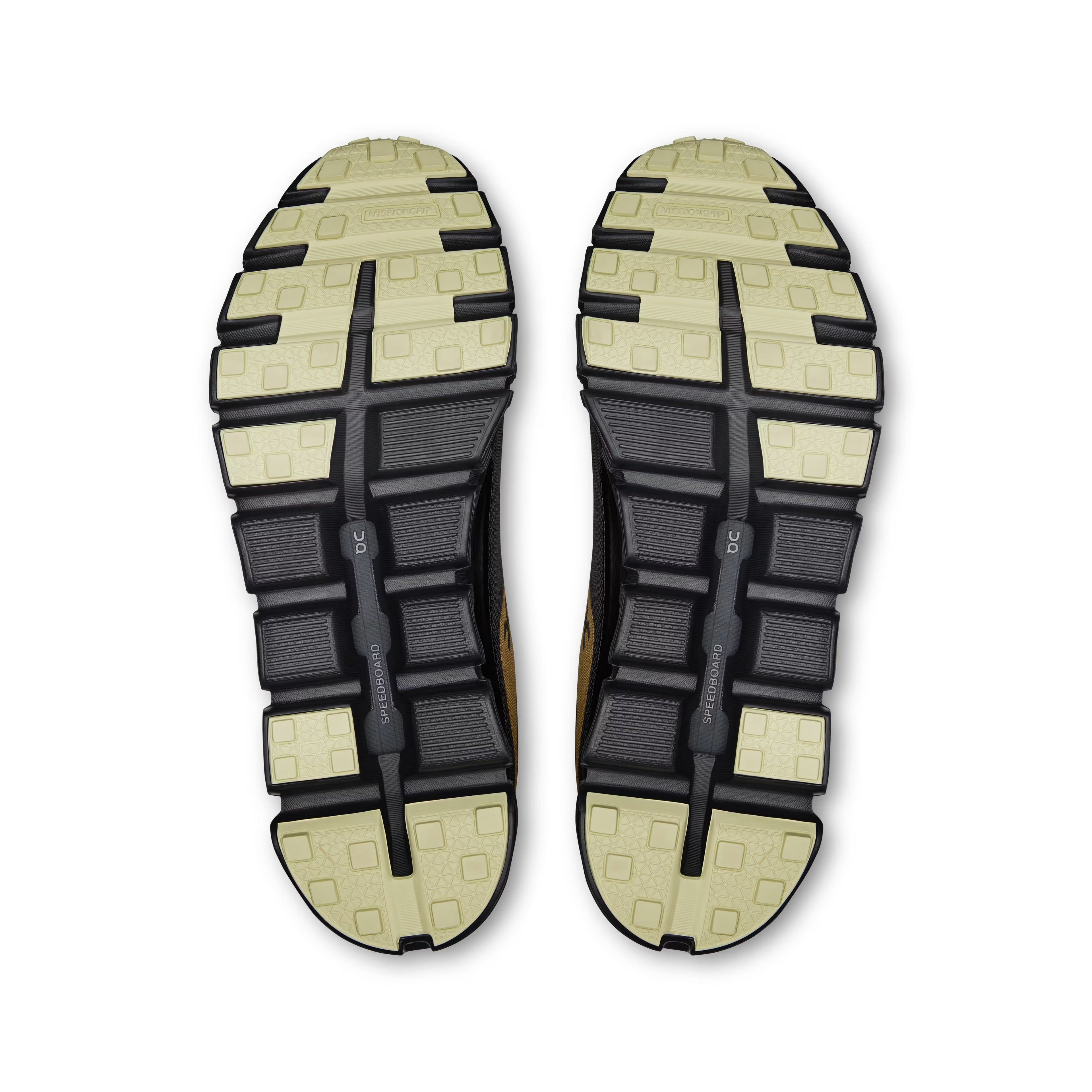 On Men's Cloud 6 Geo Waterproof Limelight/Safari Lifestyle Sneakers
