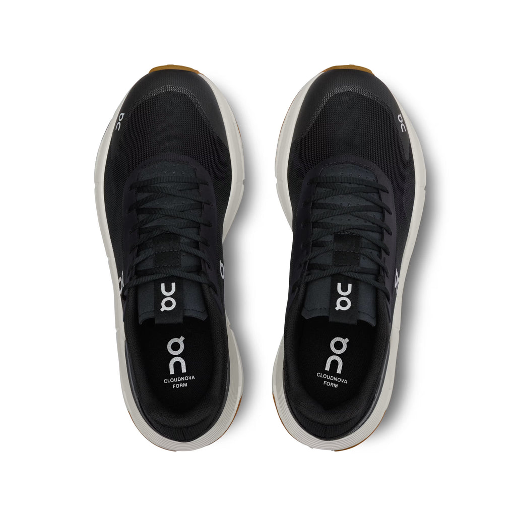 On Women's Cloudnova Form 2 Black/Ivory Lifestyle Sneakers