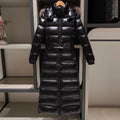 Moncler Women's Long Belted Puffer Coat — hero
