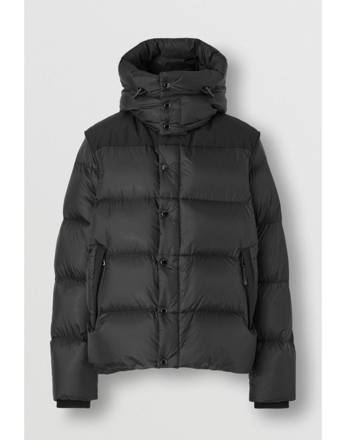 Burberry Removable-Sleeve Quilted Puffer Jacket — front