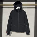 Moncler Women's Belted Hooded Ski Coat — front