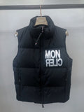 Moncler Black Quilted Down Vest — hero