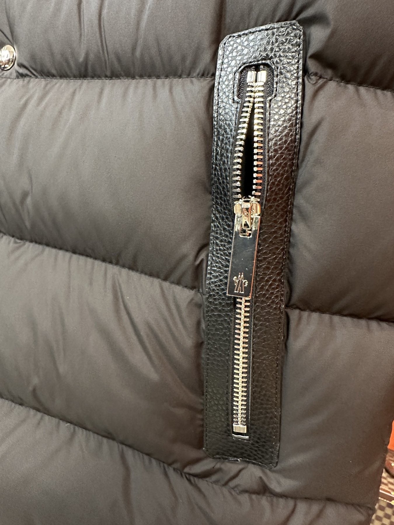 Moncler Quilted Puffer Vest — fabric_closeup