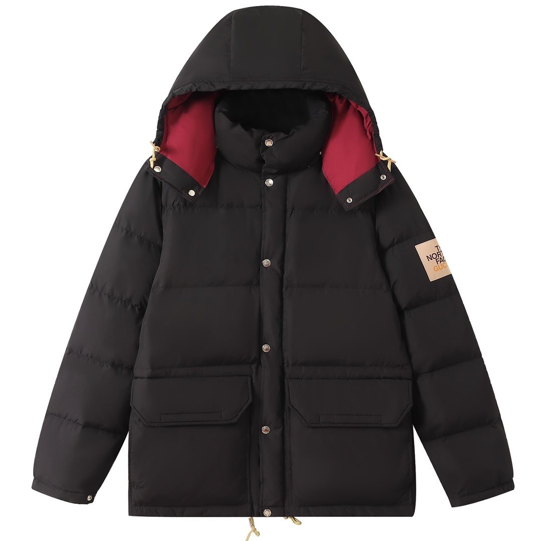 Gucci Quilted Hooded Puffer Jacket — front