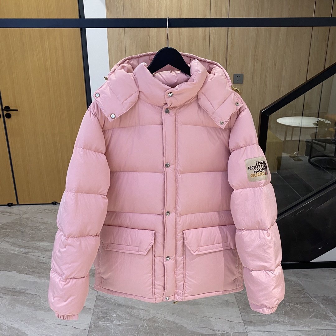 Gucci Quilted Hooded Puffer Jacket — front