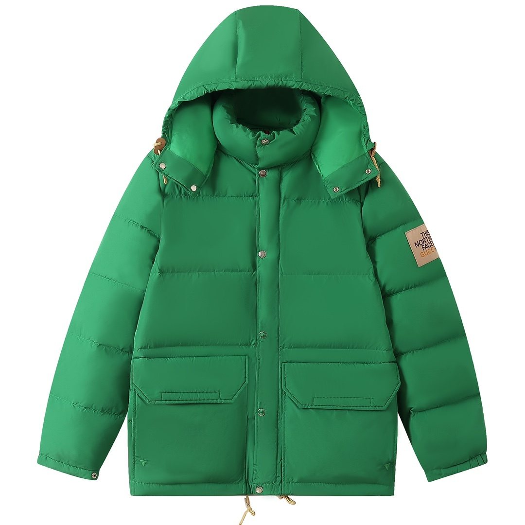 Gucci Quilted Hooded Puffer Jacket — front