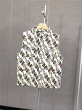 GUCCI White Logo-Print Hooded Padded Vest — hero