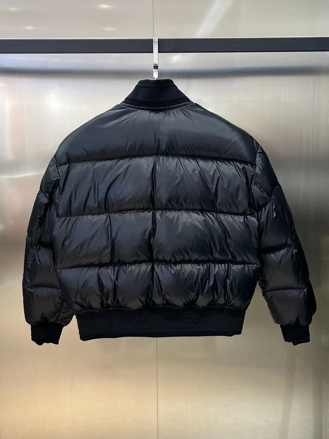Moncler Quilted Cropped Puffer Coat — back