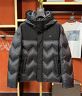 Burberry Hooded Equestrian Logo Puffer Jacket — hero