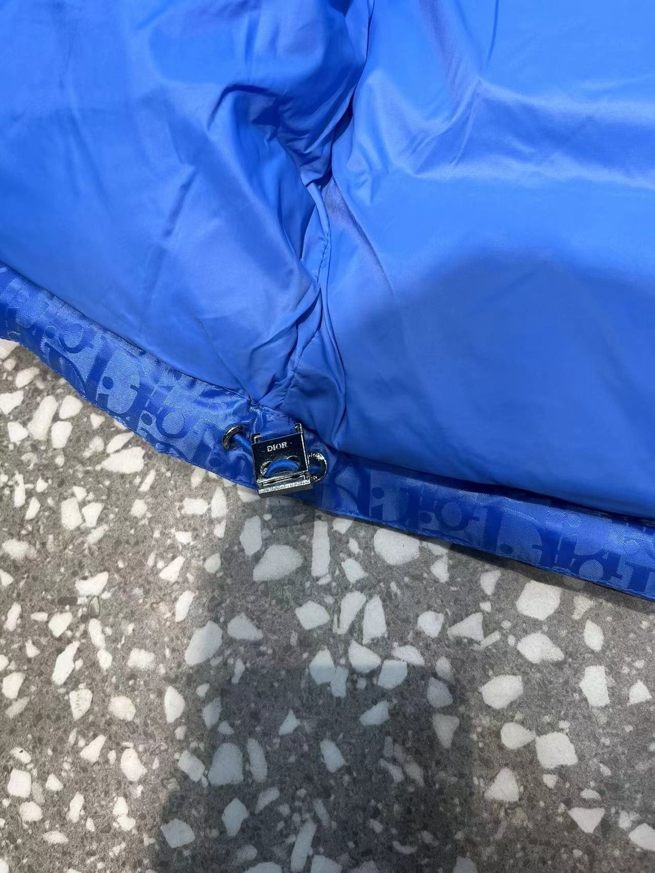 Dior All-Over Pattern Quilted Down Vest — detail
