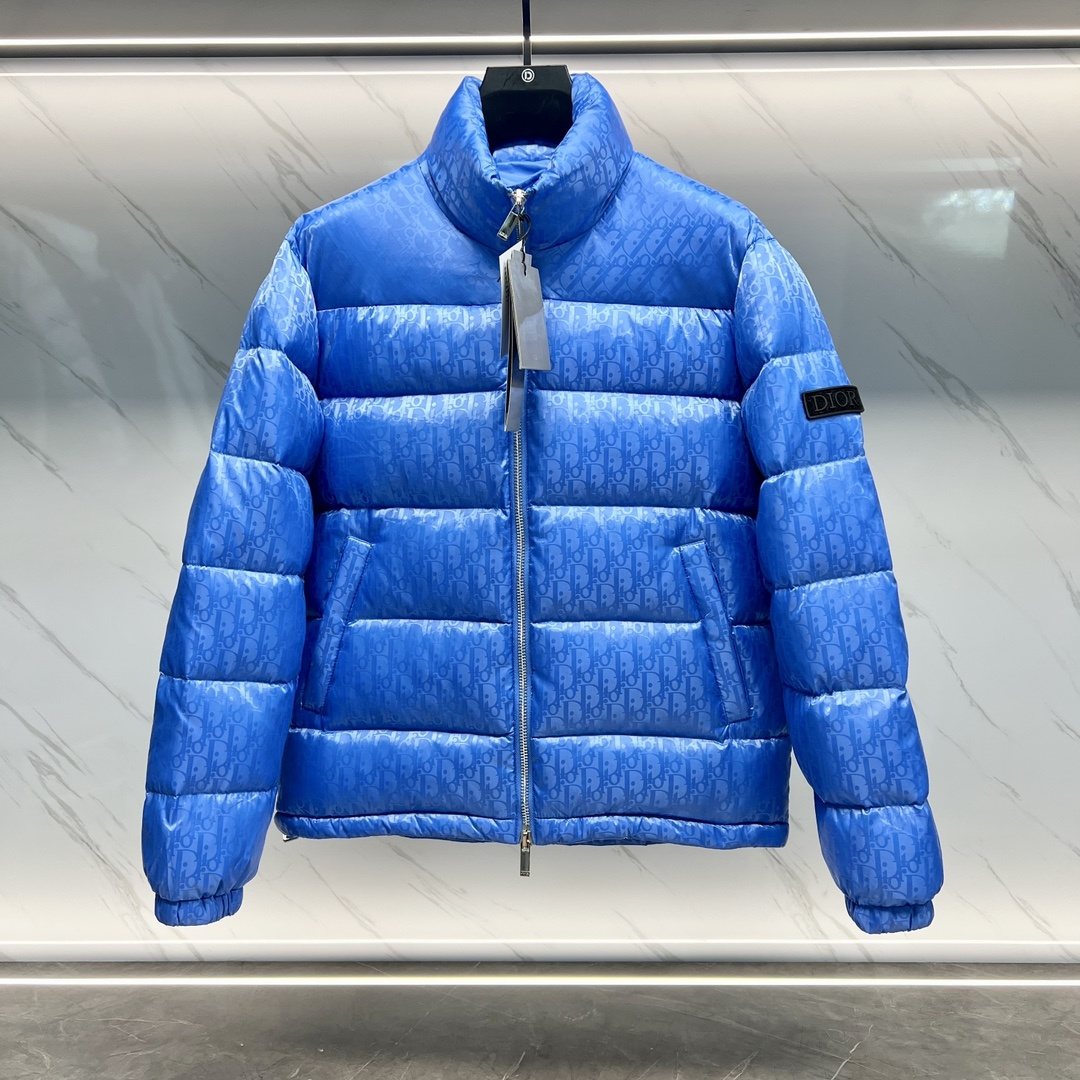 Dior Oblique Monogram Puffer Jacket — front