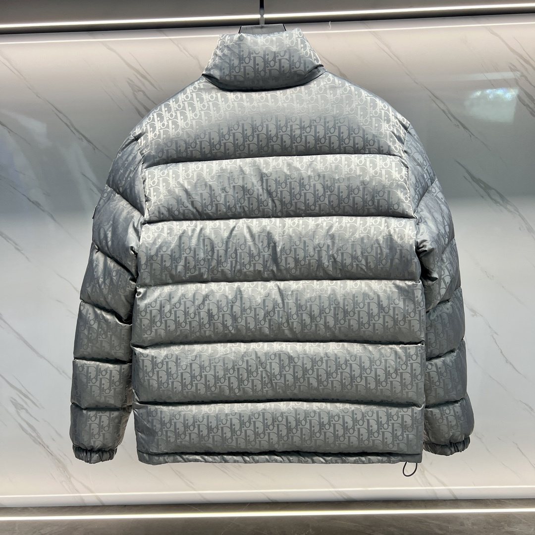 Dior Oblique Monogram Puffer Jacket — back