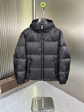 GUCCI Hooded Patterned-Panel Puffer Jacket — hero
