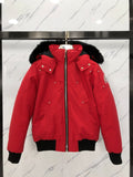 Moose Knuckles Fur-Trim Hooded Puffer Jacket — front
