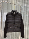 Moncler Quilted Front Knit Jacket — hero