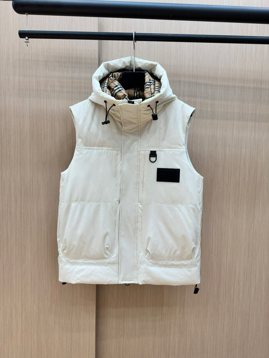 Burberry Hooded Padded Down Vest — hero