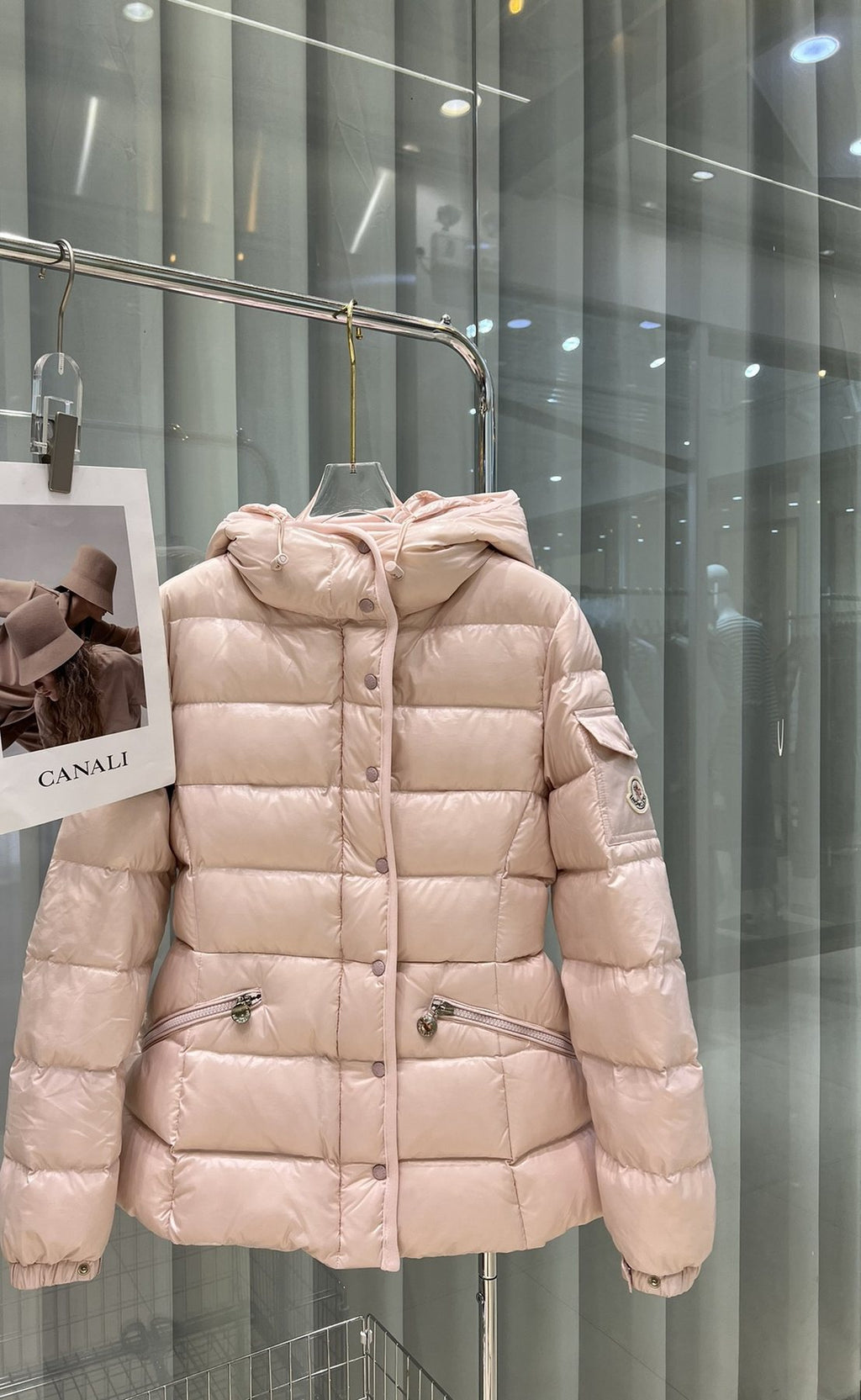Moncler Hooded Quilted Puffer Coat — front
