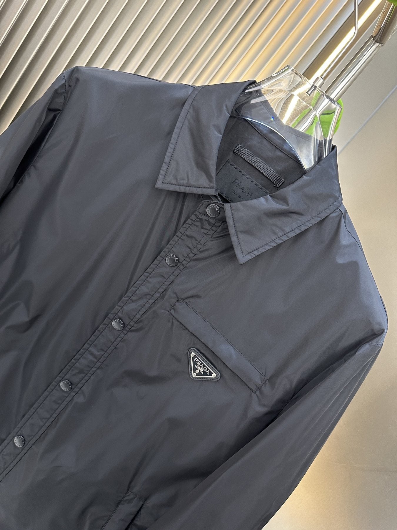 Prada Collared Utility Jacket — detail