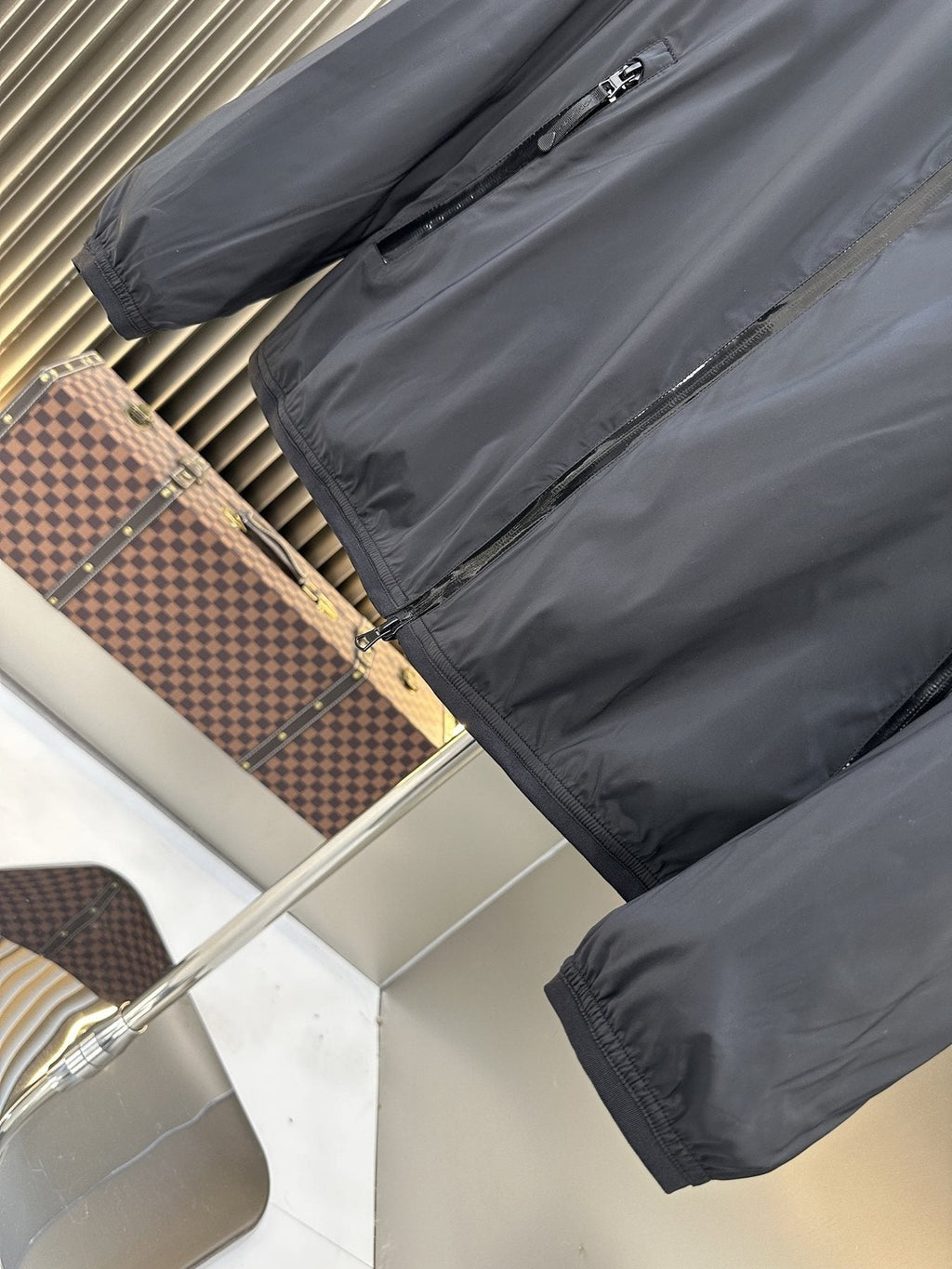 Burberry Hooded Full-Zip Jacket — detail