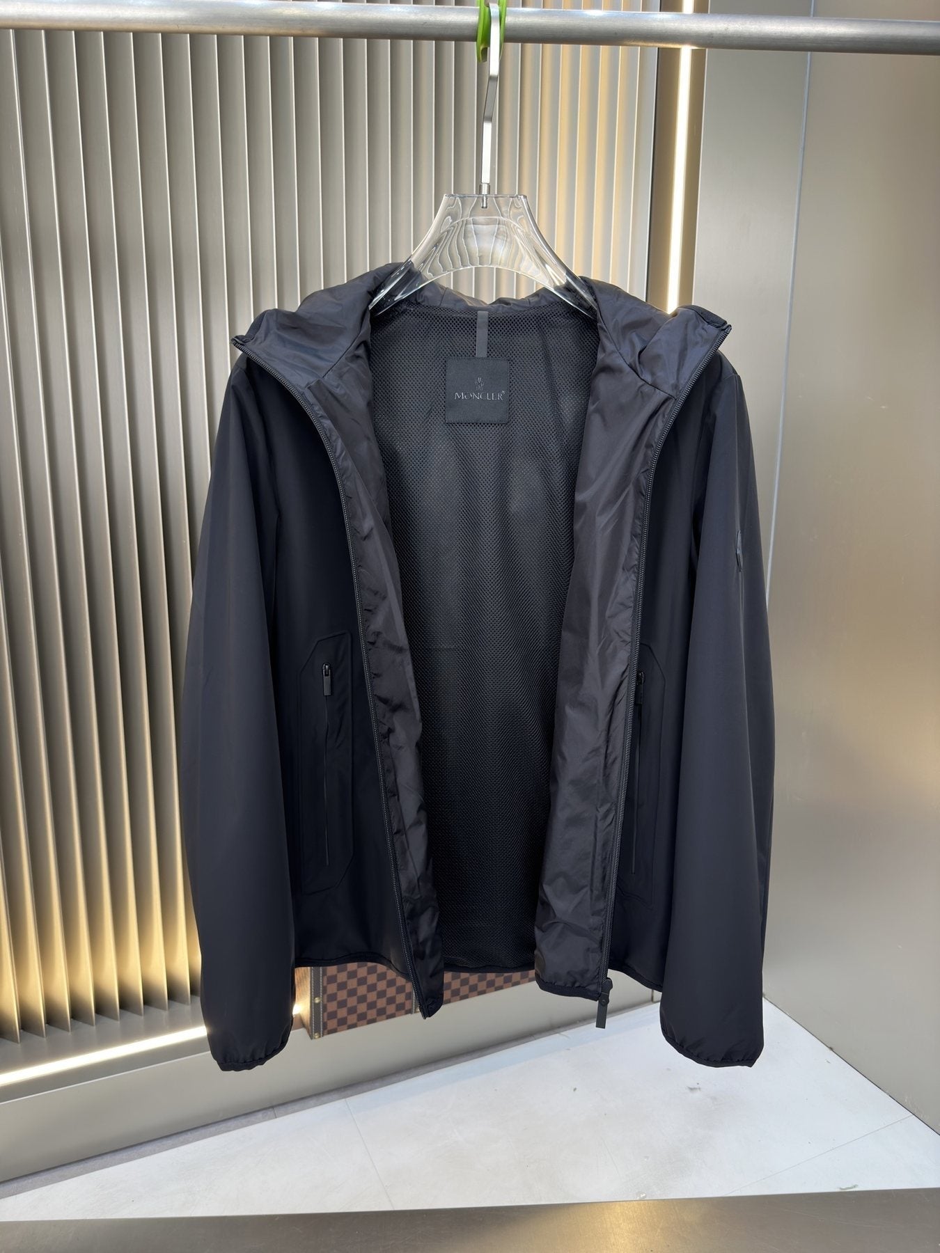 Moncler Hooded Zip Jacket — detail