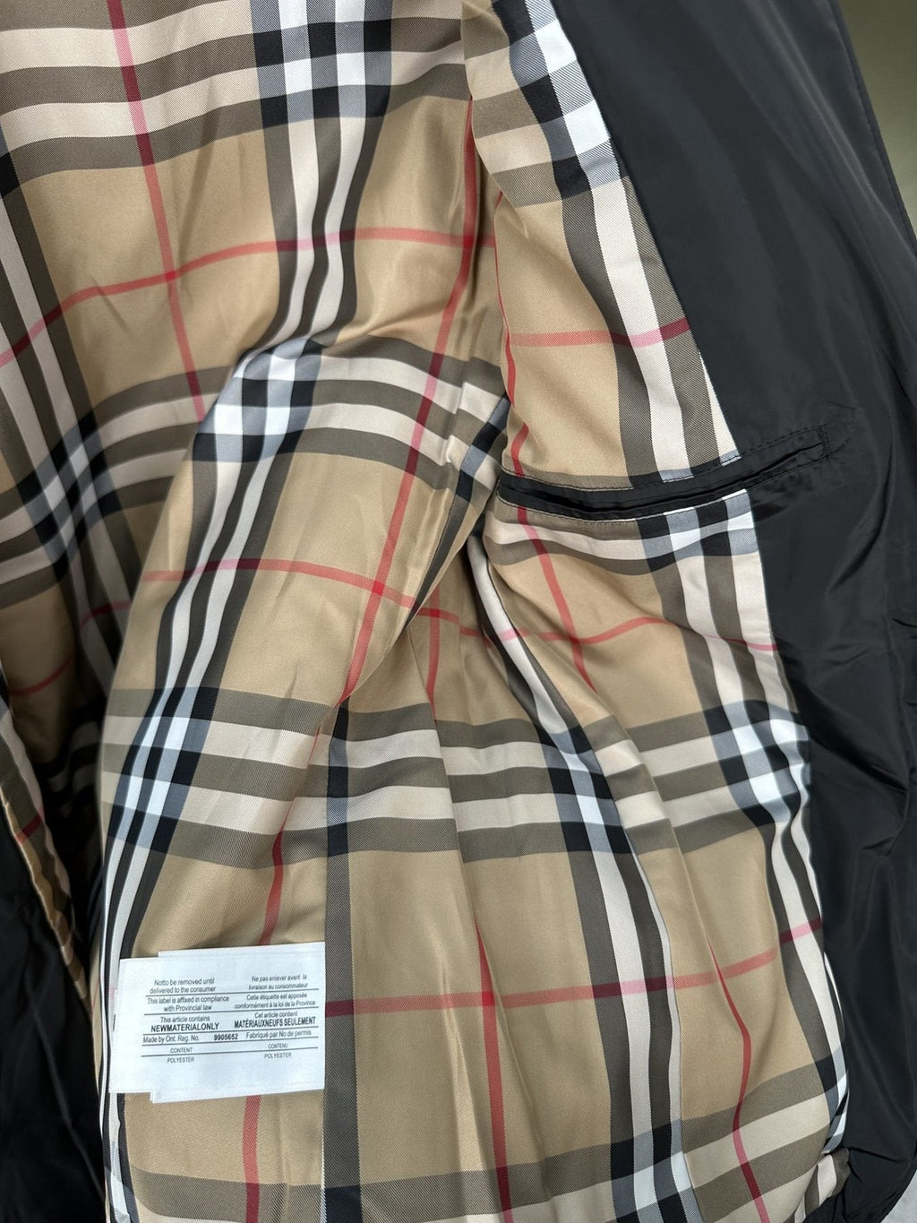 Burberry Quilted Blazer-Style Jacket — neck_label