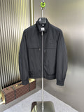 Burberry Stand Collar Zip-Front Jacket — hero
