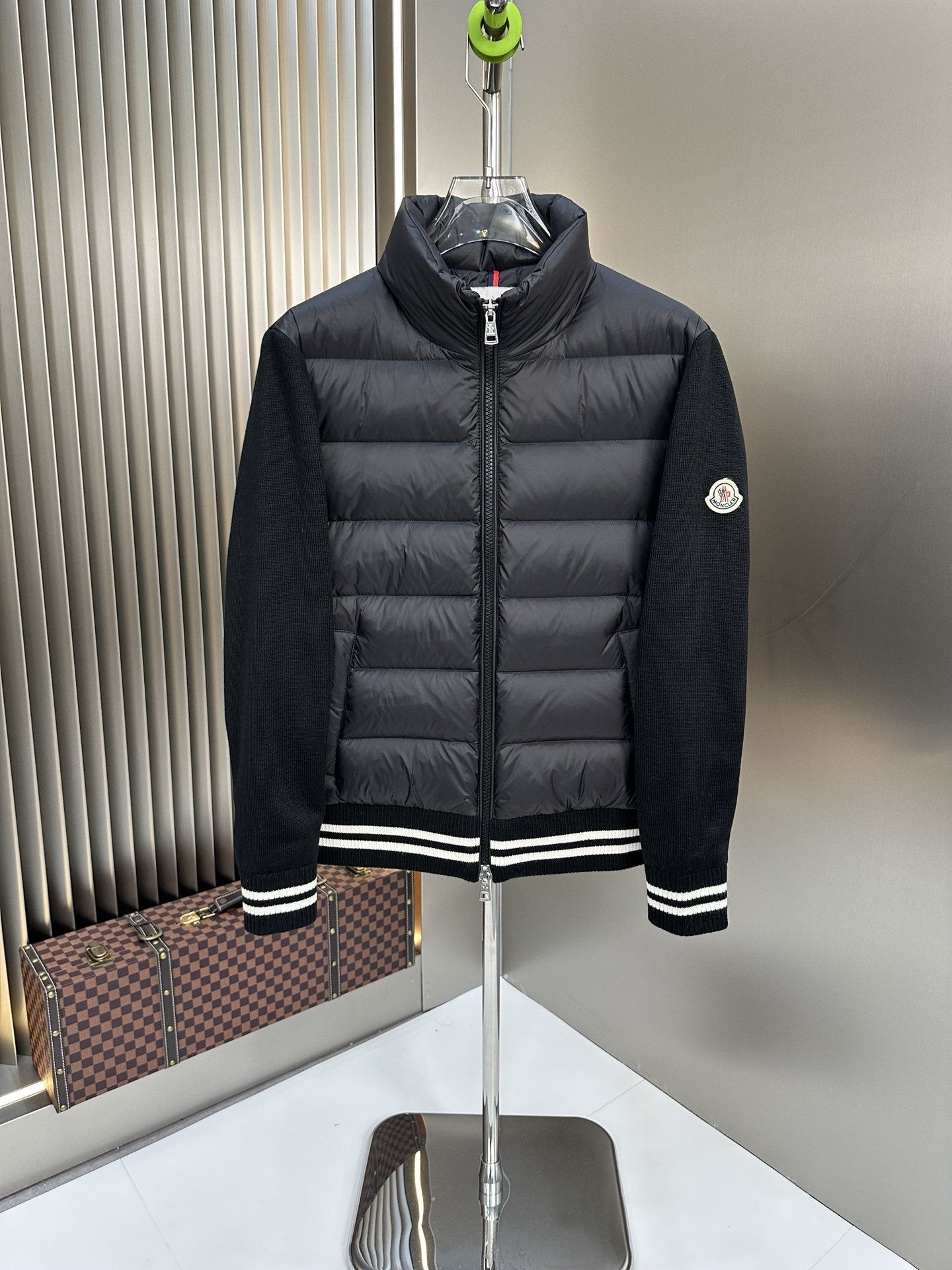 Moncler Sweater Sleeve Down Jacket — hero