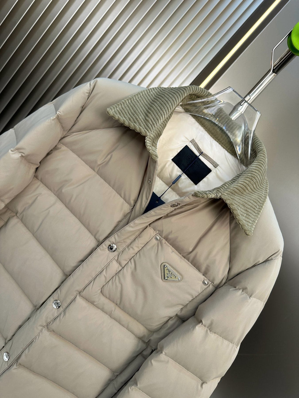 Prada Quilted Puffer Jacket — detail