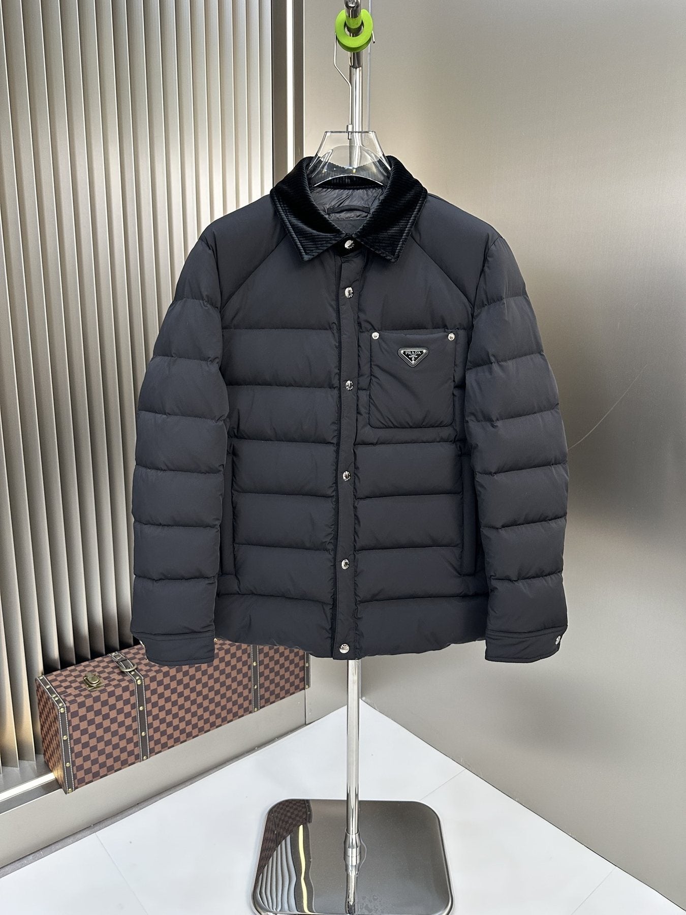Prada Quilted Puffer Jacket — front
