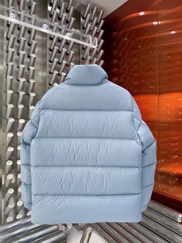 Moncler Quilted High-Collar Puffer Coat — back