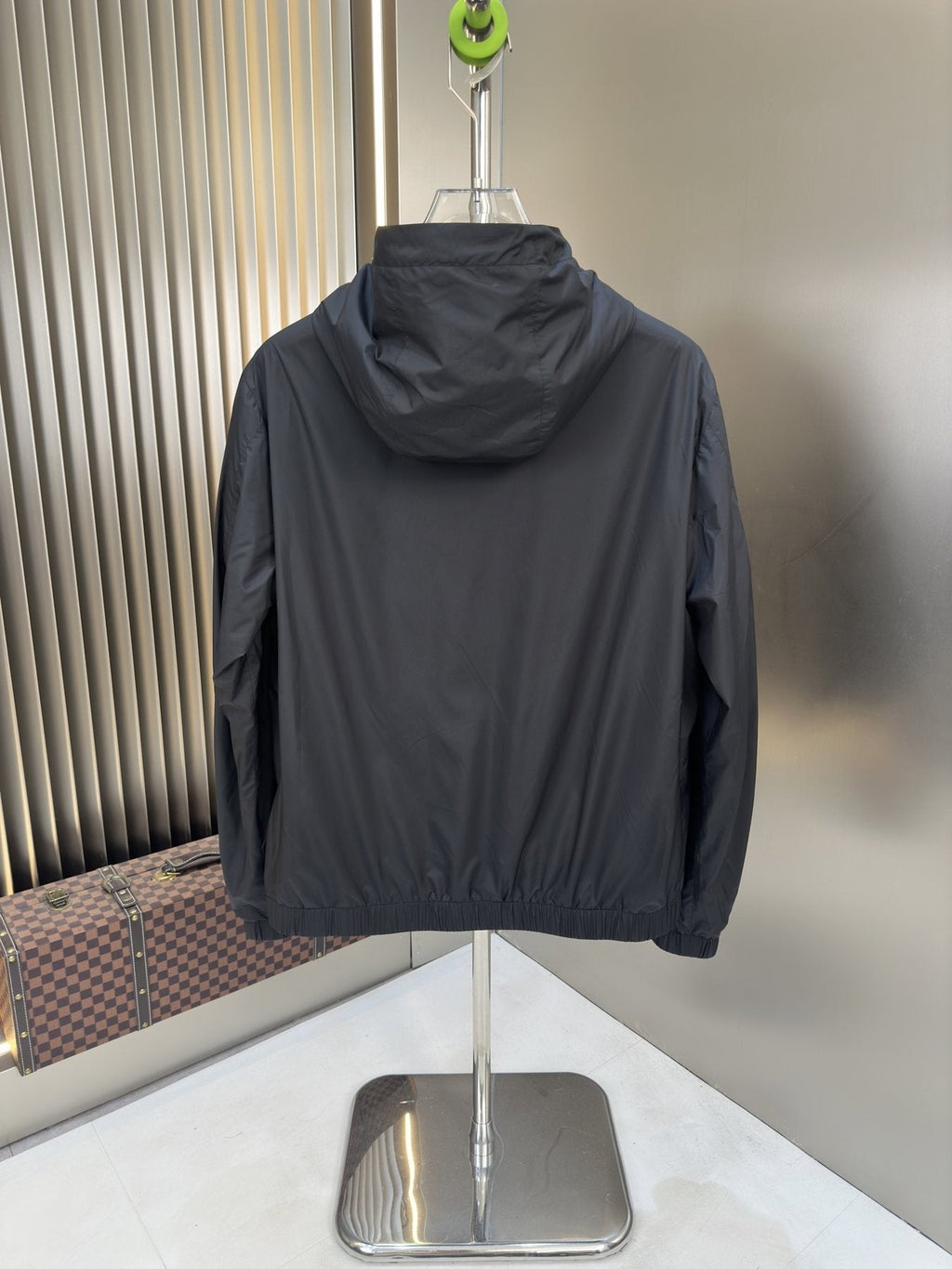 Moncler Hooded Zip-Front Jacket — back