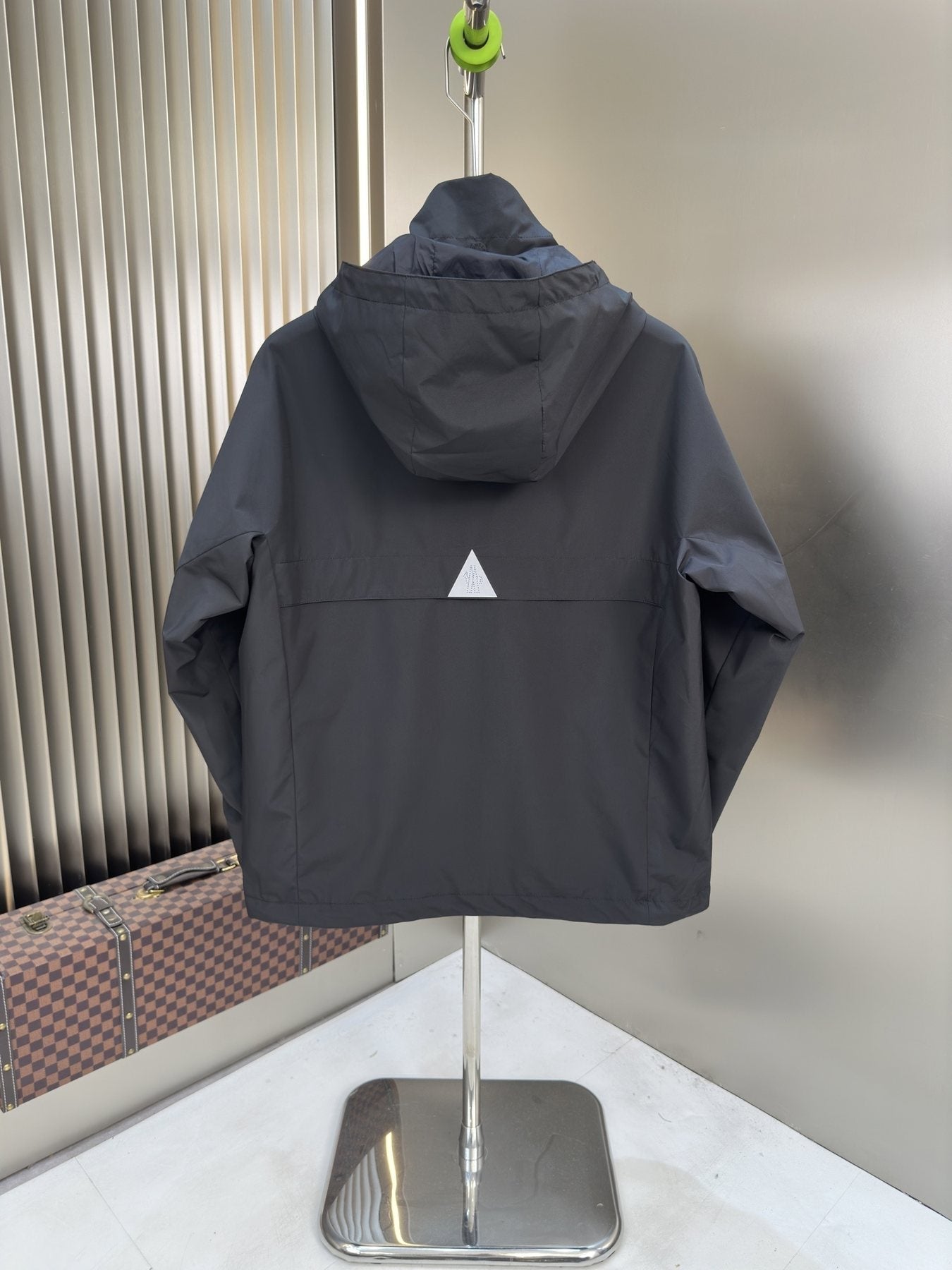 Moncler Hooded Zip-Front Jacket — back