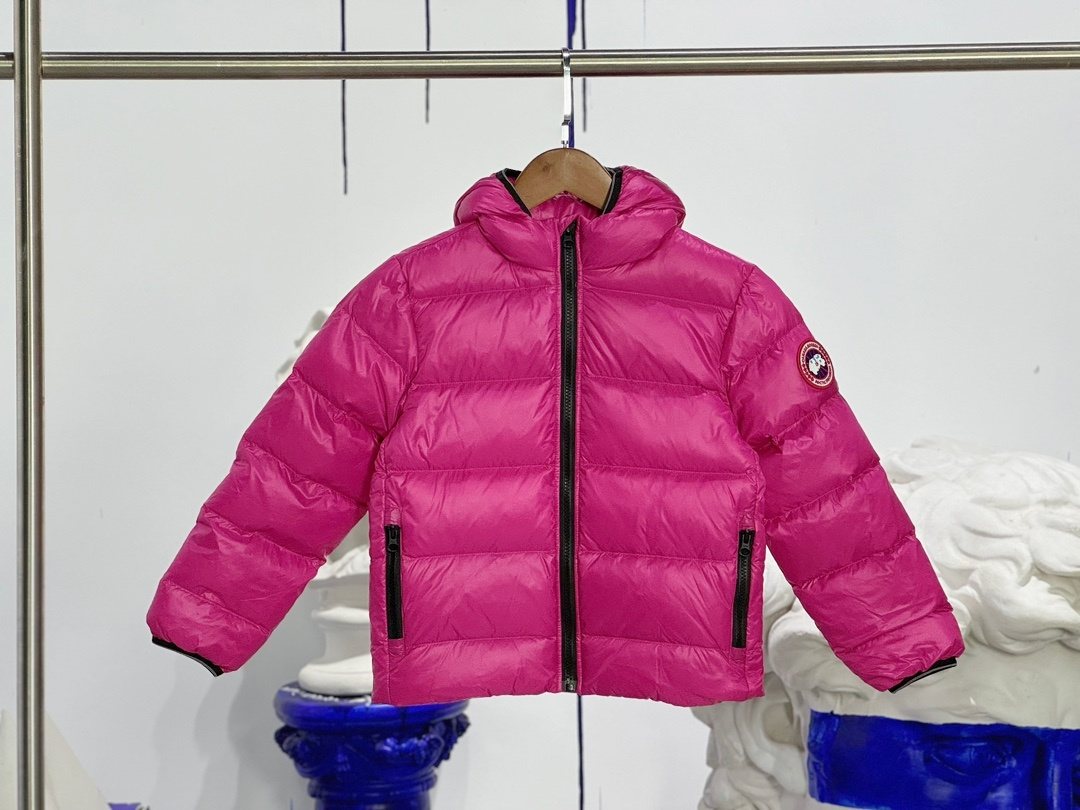 Canada Goose Kids' Hooded Quilted Down Jacket — hero