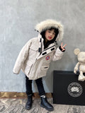 Canada Goose Kids' Fur-Trim Hooded Down Jacket — front