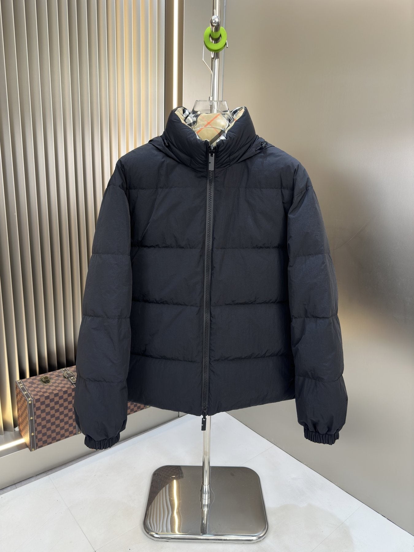 Burberry Reversible Hooded Puffer Jacket — front