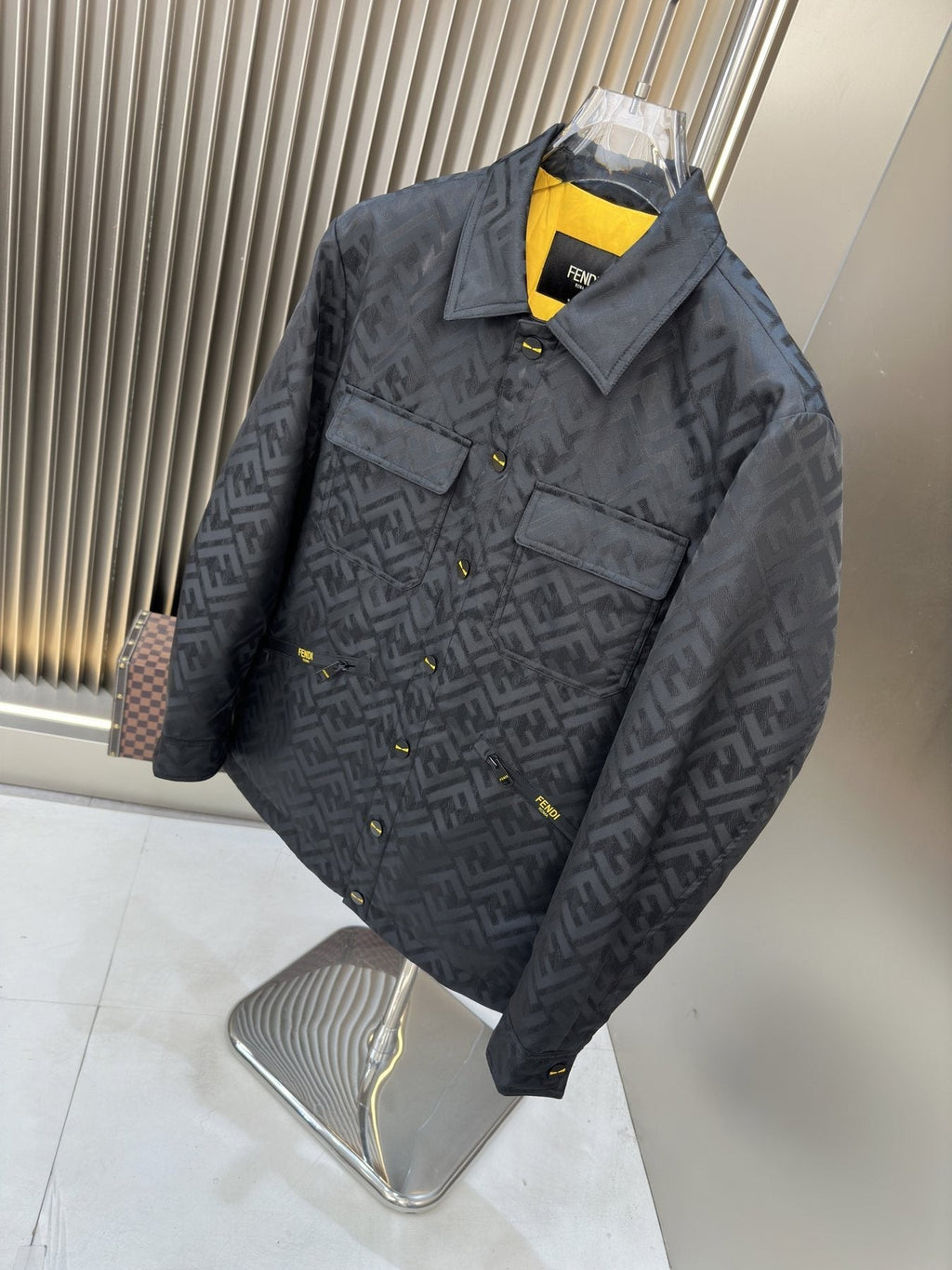 Fendi Quilted Monogram Jacket — front