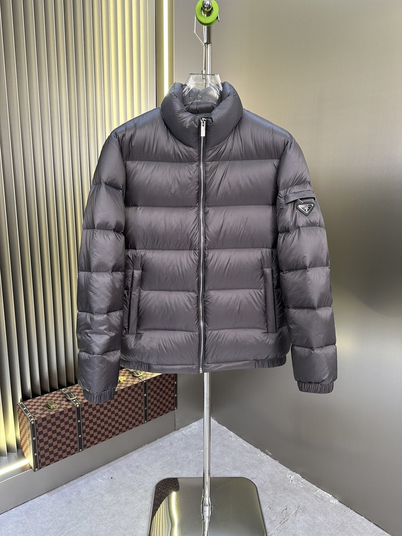 Prada Quilted Puffer Jacket — front
