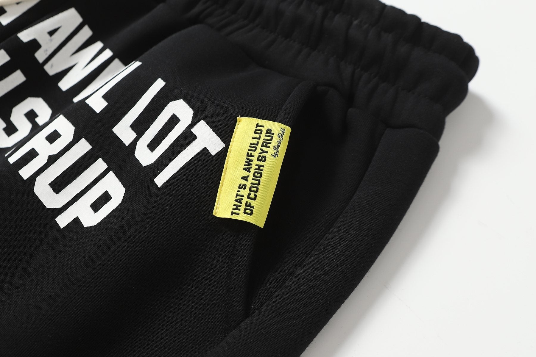 THAT'S A AWFUL LOT OF COUGH SYRUP Star Graphic Zip Hoodie & Pants Matching Set — detail