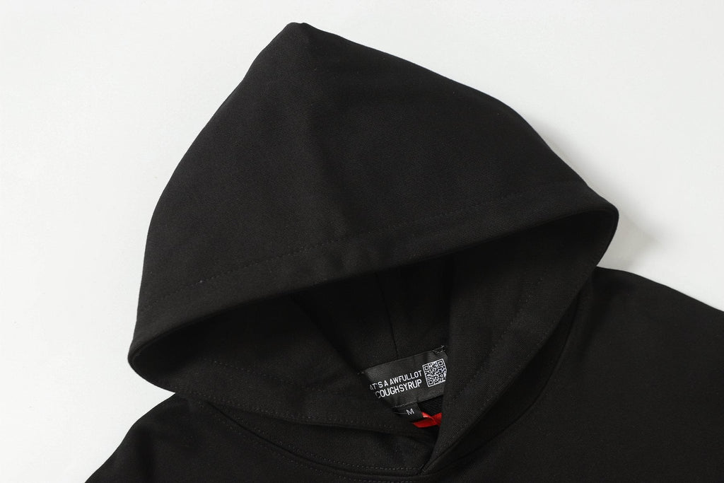 THAT'S A AWFUL LOT OF COUGH SYRUP Frankenstein Graphic Hoodie — detail