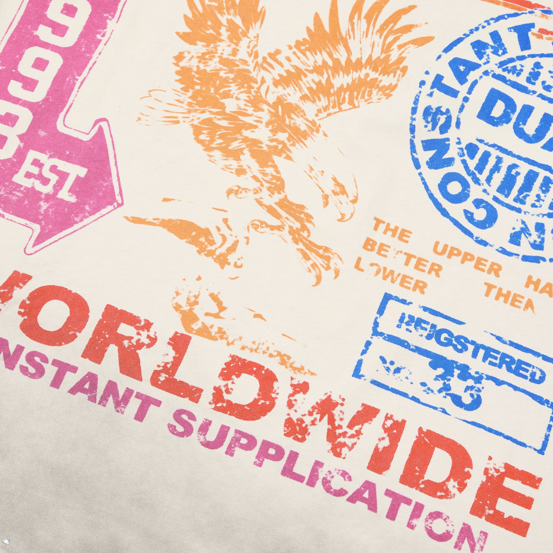 Rough Play Upper Hand Washed Graphic T-Shirt — detail