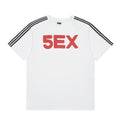 Sp5der Striped Raglan Graphic T-Shirt — hero