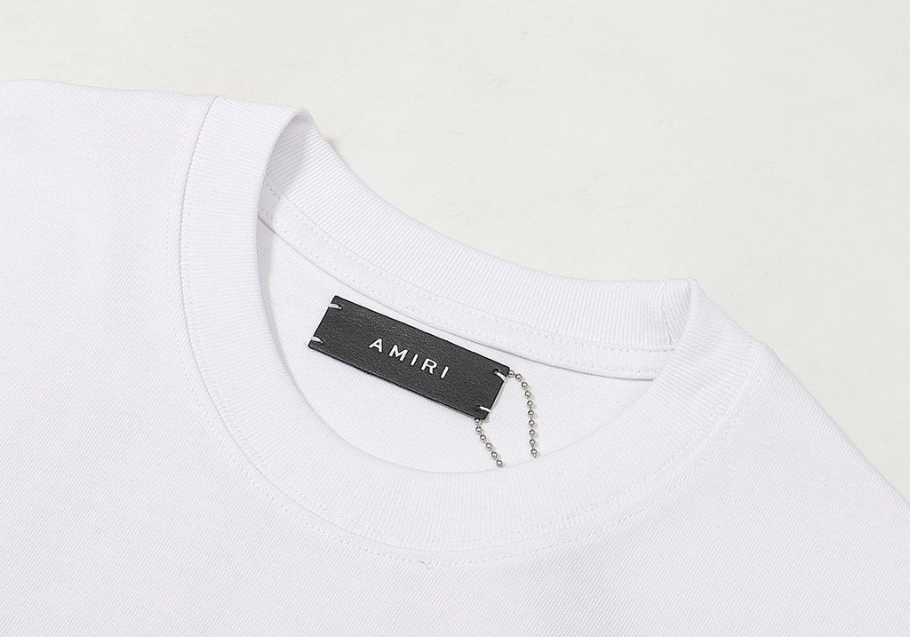 AMIRI Bar Motif Graphic Short-Sleeve T-Shirt — neck_label